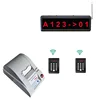 Cheap button ticket number printer with keyboard LED display, counter queue number system machine, wireless queue calling system