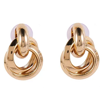 Fashio Real Gold Plated Earrings Designs For S Las Fashio Real Gold Plated Earrings Designs For S Las Whole Ns803704