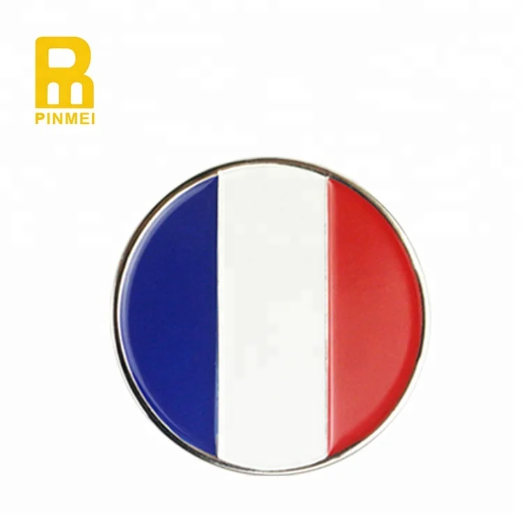 

Promotional metal flag unique metal golf ball markers pinmei wholesale, Any pantone color