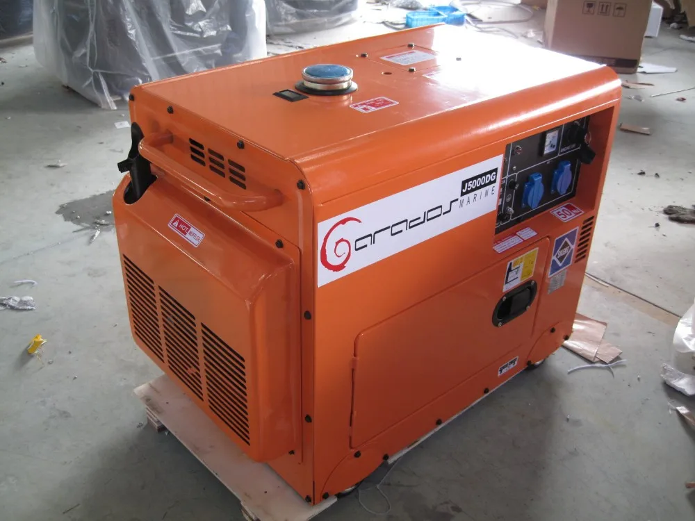 Air Cooled Single Phase Cheap Silent Portable 5kva 5000 Watt 5000w