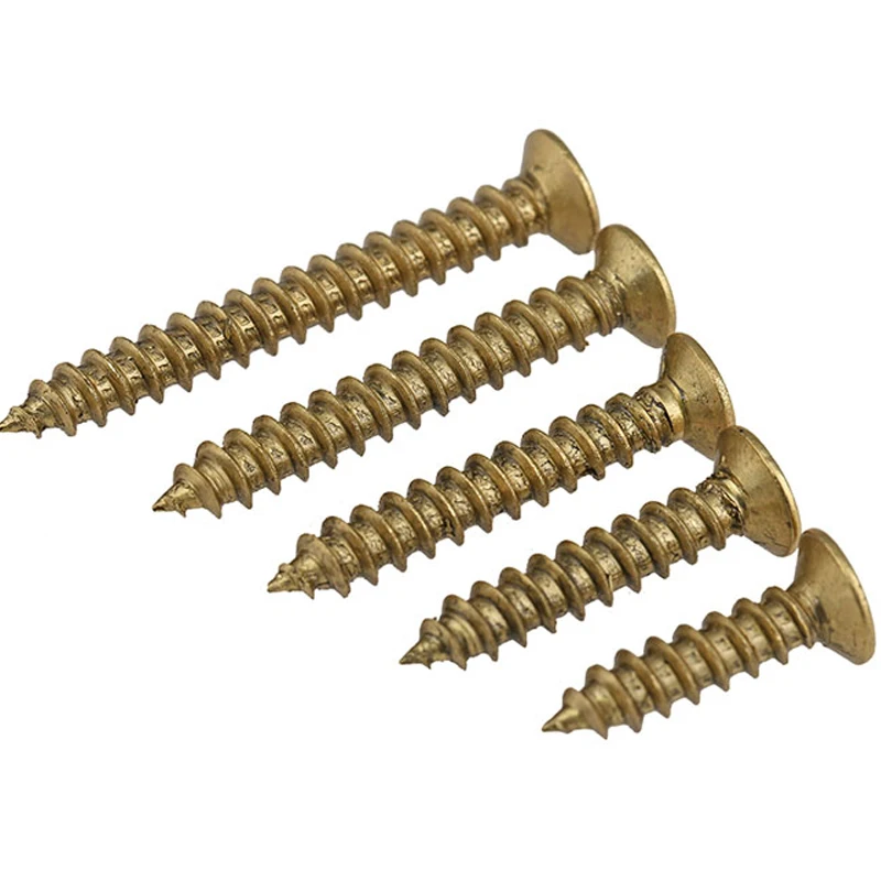 
Manufacturers wholesale customized all kinds of screws and bolts bronze wood screws 