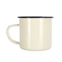 

High Quality 350/450ml Coffee enamel cup mug Classic Look