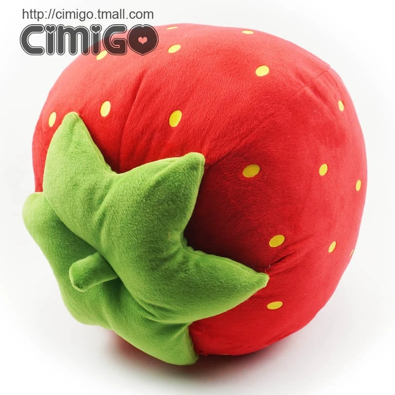 Super big strawberry cartoon pillow cushion plush toy fruit doll 40cm t0939