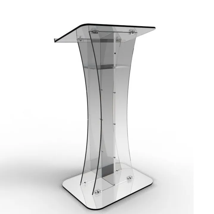 Modern Acrylic Pulpit Podium Frosted Lectern Church - Buy Modern Church ...