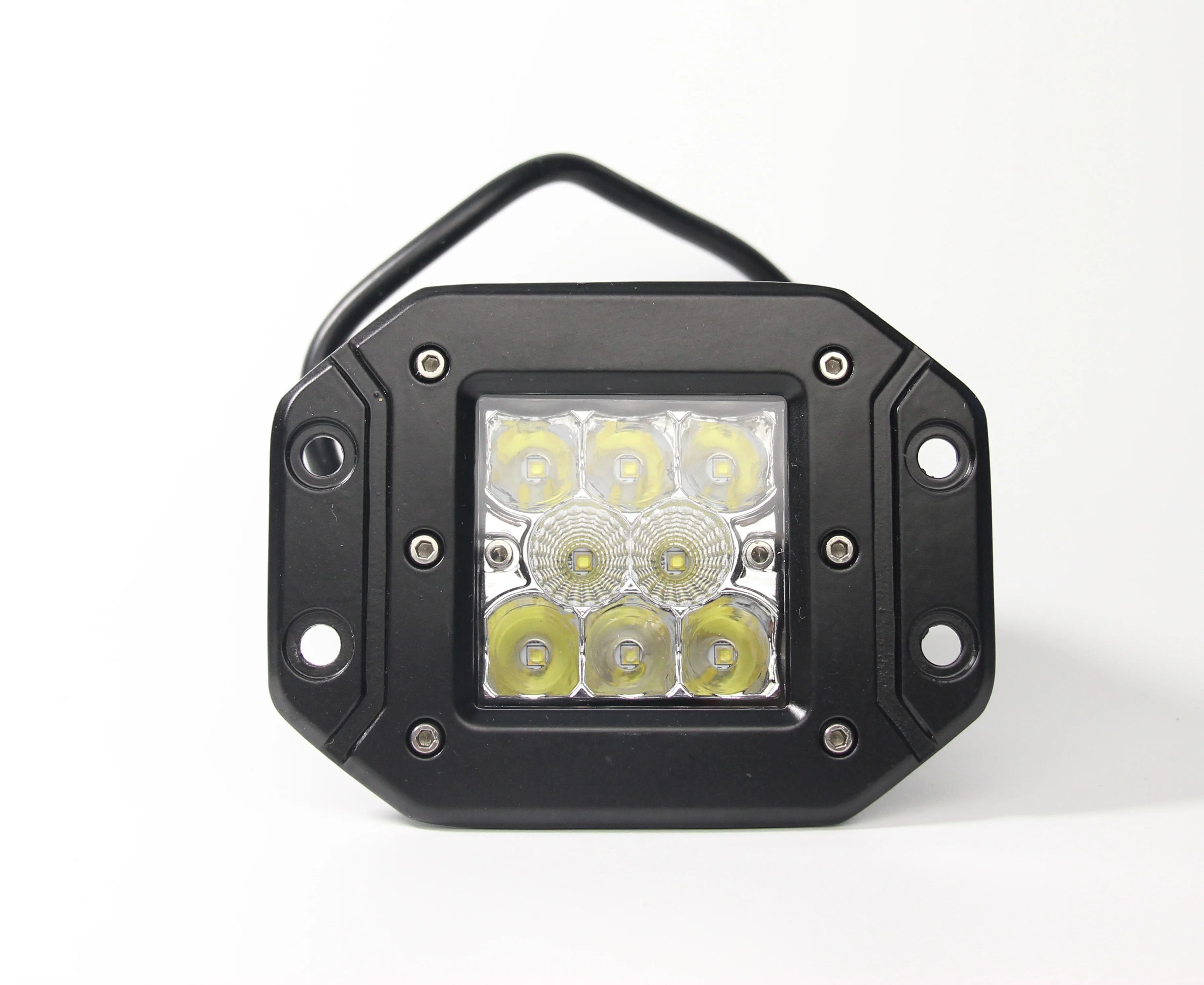 Square High Quality 4x4 Offroad 40w Flush Mount Led Work Light Combo ...