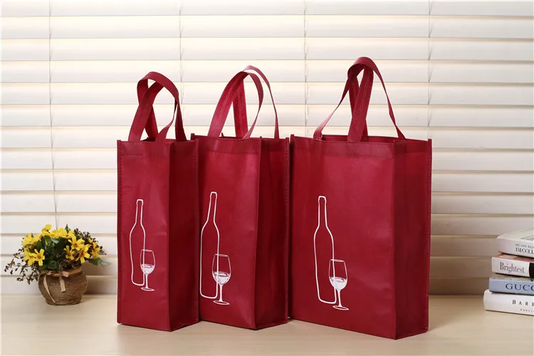 reusable wine shopping bags