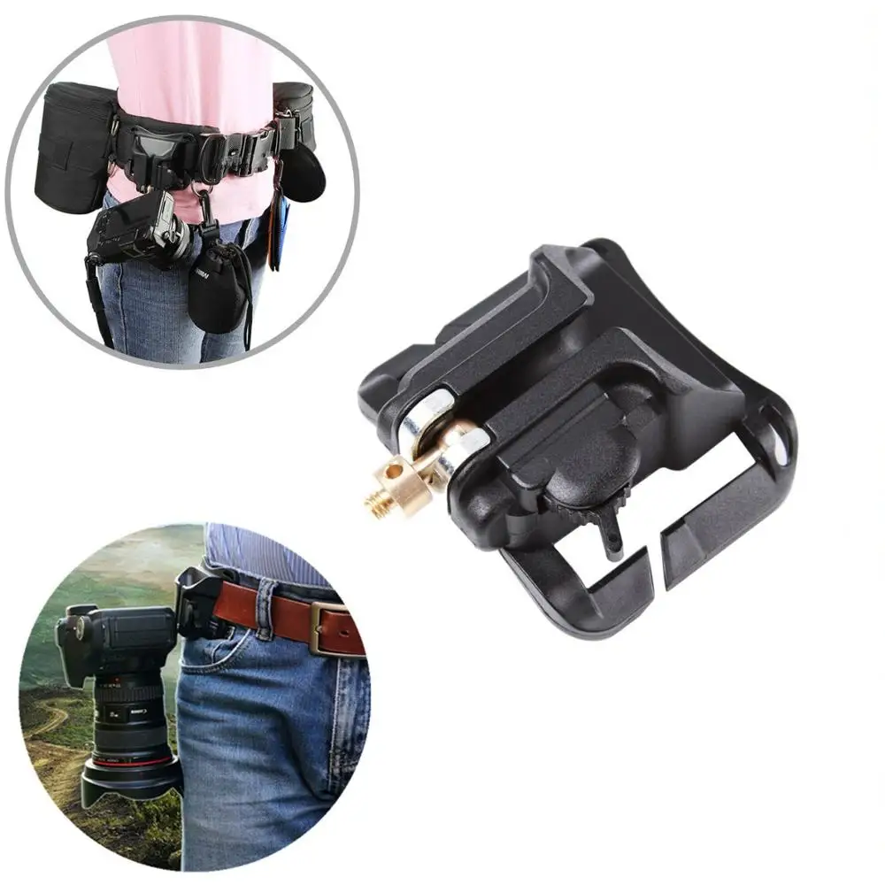 

DSLR Camera Waist Belt Buckle Quick Release Button Mount Strap Wait Hanger Clip Mount for DSLR Camera Micro Camera quick shoot