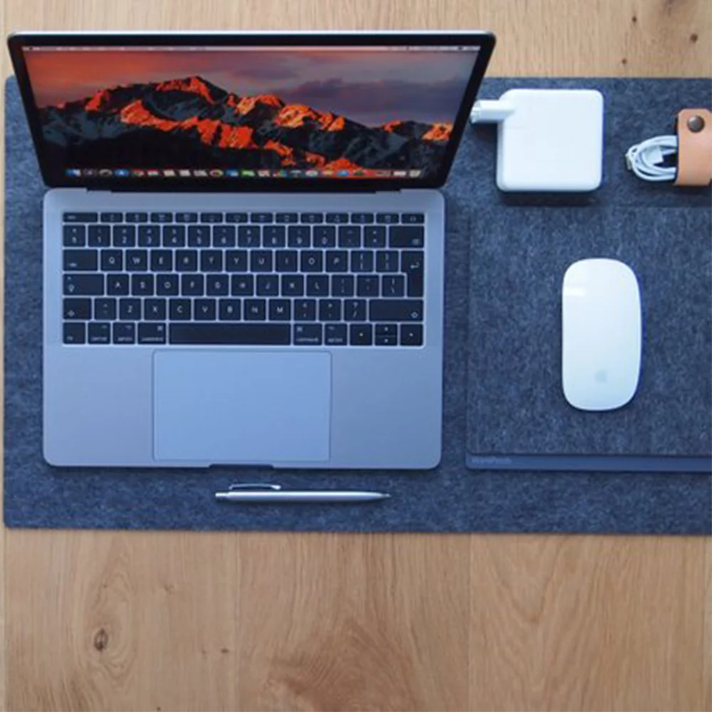 Promotional Custom Design Felt Computer Desk Mat Felt Mouse Pad Buy