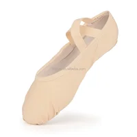 

Girls Split Sole Canvas Ballet Slipper/Ballet Shoe/Yoga Dance Shoe Kid/Women