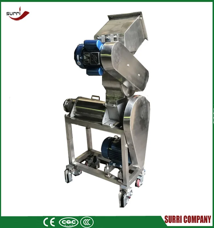 SURRI Industrial Screw Lemon Orange apple Ginger Coconut Milk Extracting Machine Fruit Juice Extractor