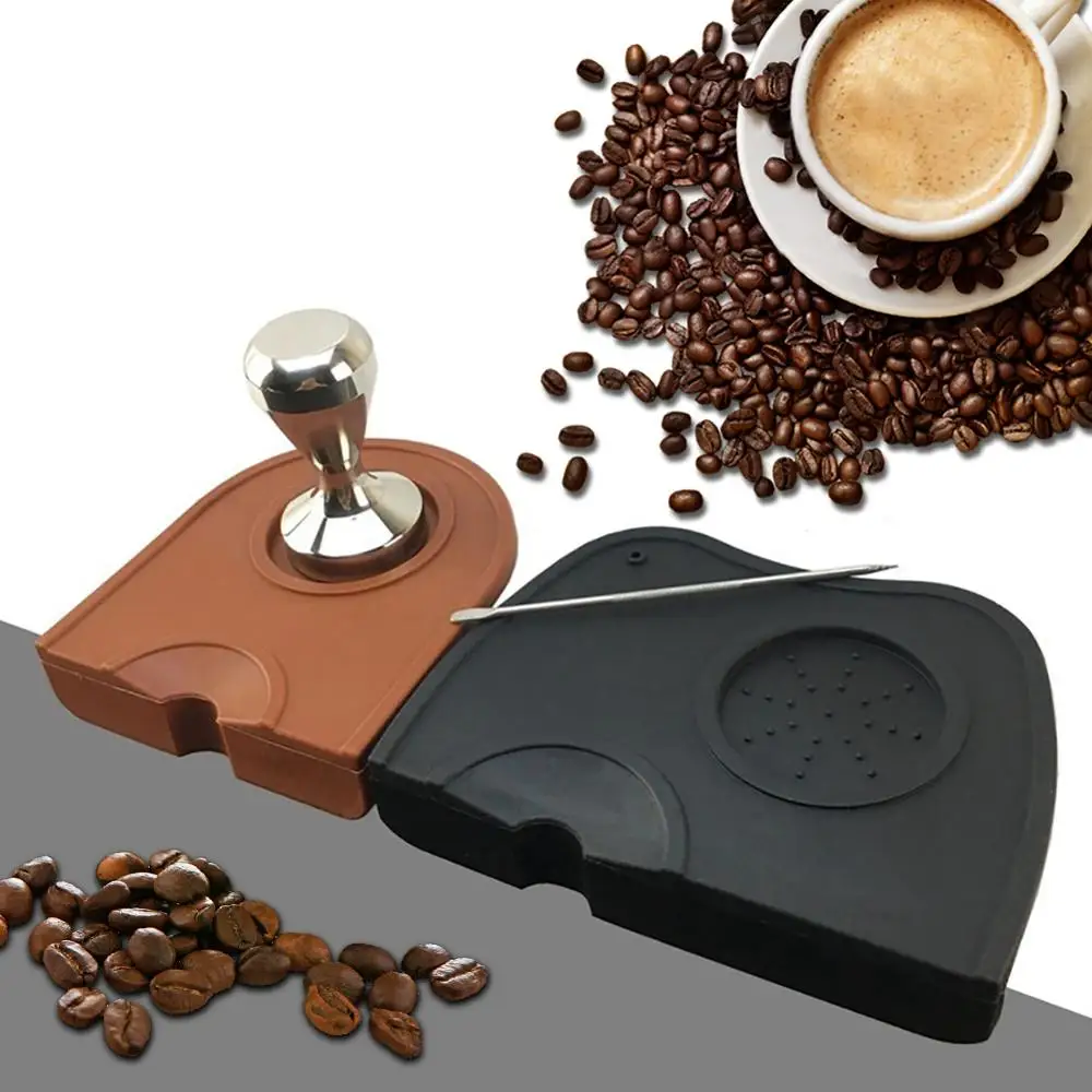 

Anti-skid Wear Resistance Manual Coffee Grinder Silicone Coffee Tamper Mat