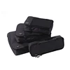 Lightweight wholesale packing cube set travel bag organizer set mesh clothes luggage packing cubes with bra shoe bag