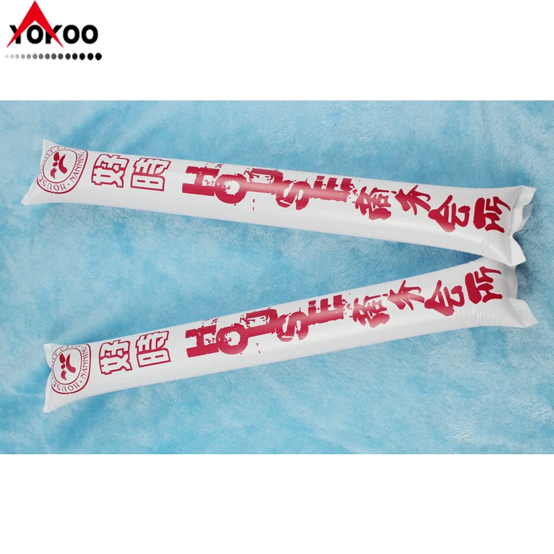 
PE inflatable stick, thunder stick, inflatable cheering stick for sports events or cancerts 