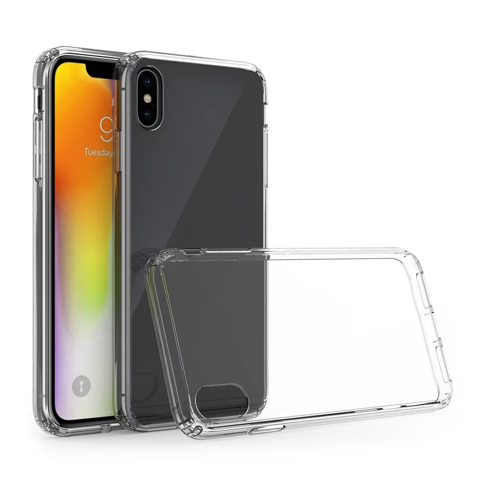 

New Design Acrylic TPU Back Phone Cover For iPhone XS Max mobile Phone Case