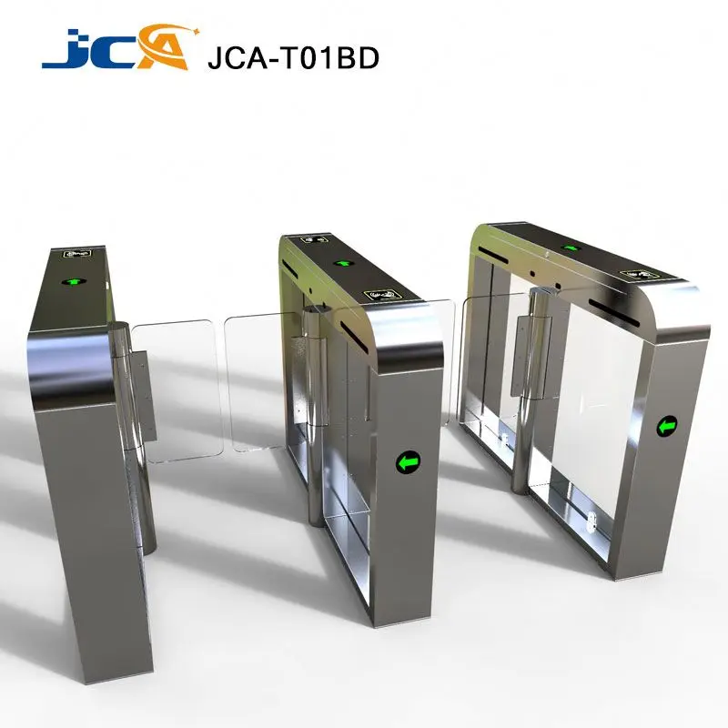 High Security Office Building Flap Barrier Gate Turnstile Gate Speed Security Gate With Little Noise Buy Indoor Security Gates Interior Security