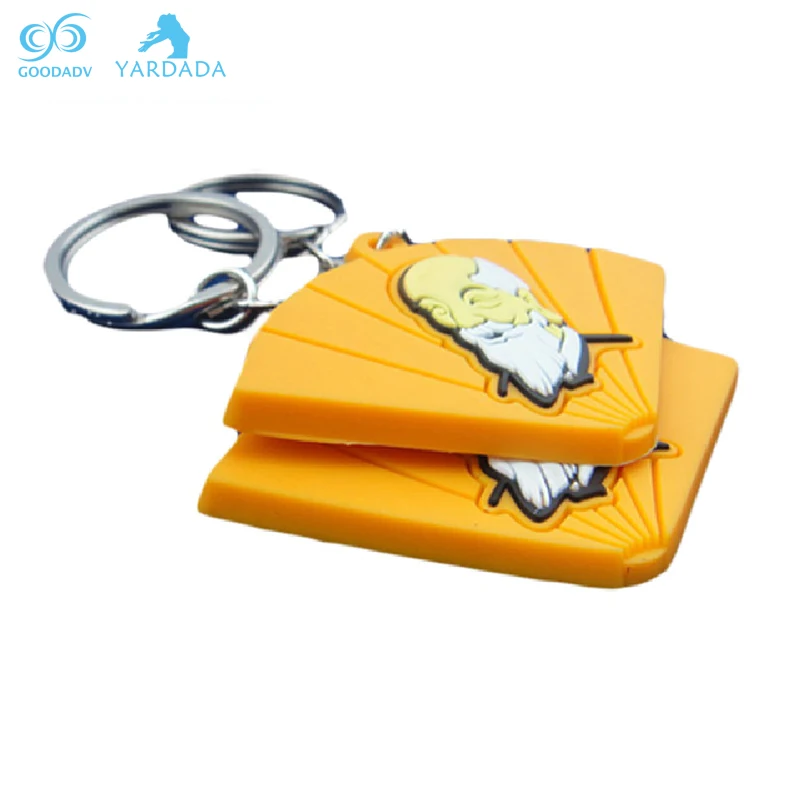 

Nice price customized logo wholesale promotion gifts 3D soft pvc keychain