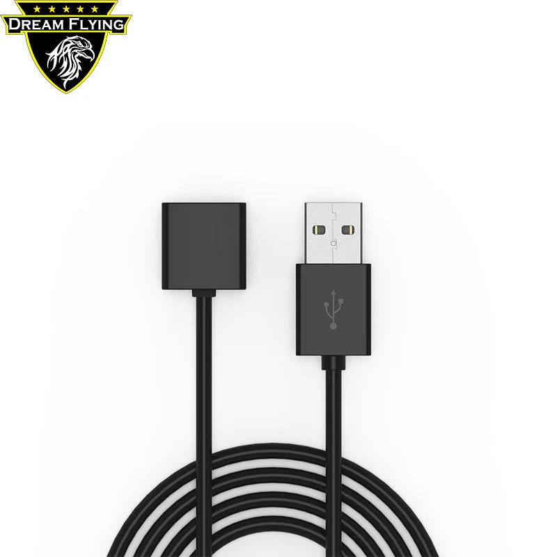 

Dream Flying Magnetic Adsorption Dual Port Universal Micro USB Charger Cable for JUUL battery with packing, Black