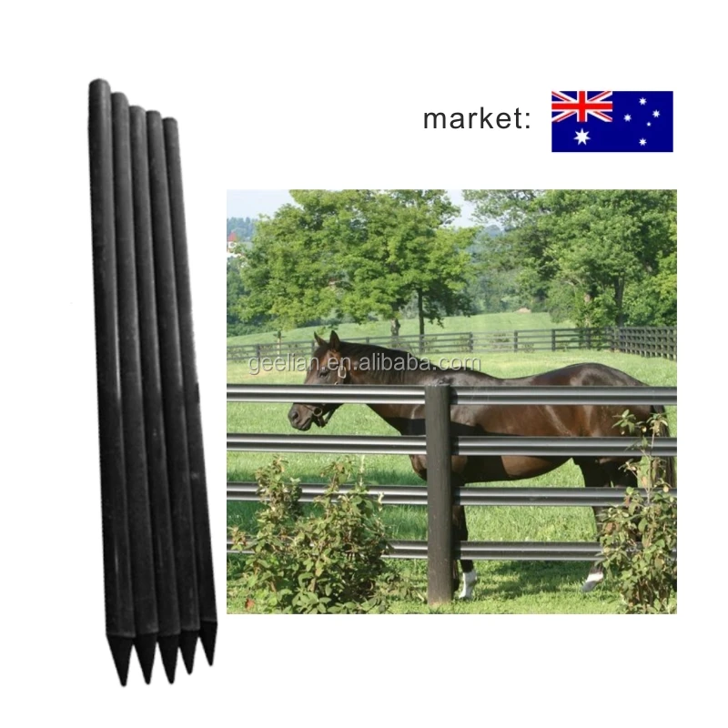 Australia Customized 4inch Garden Plastic Composite Cattle Fence Post