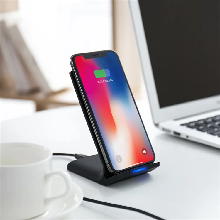 Amazon Best Seller Fast Qi Wireless Charger Stand Phone Holder