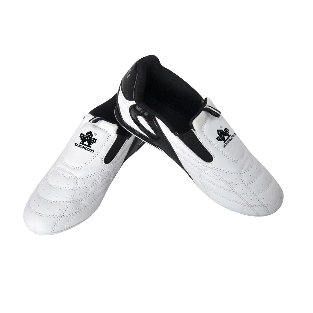 

Comfortable Pu Martial arts men's training sports shoes, White,black