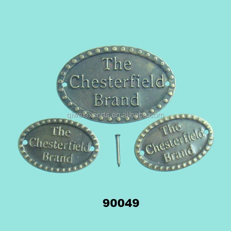 90049 metal label