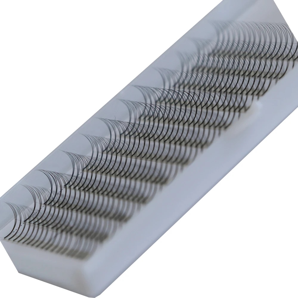 

New arrival russian pre fanned eyelash extension pre made fans volume lashes