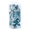 Mixed colors blue christmas decor trees / angel christmas ornaments / christmas decoration set