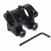 Low Profile 20mm Picatinny Weaver Rail Mount Tactical 1 inch Scope Rings