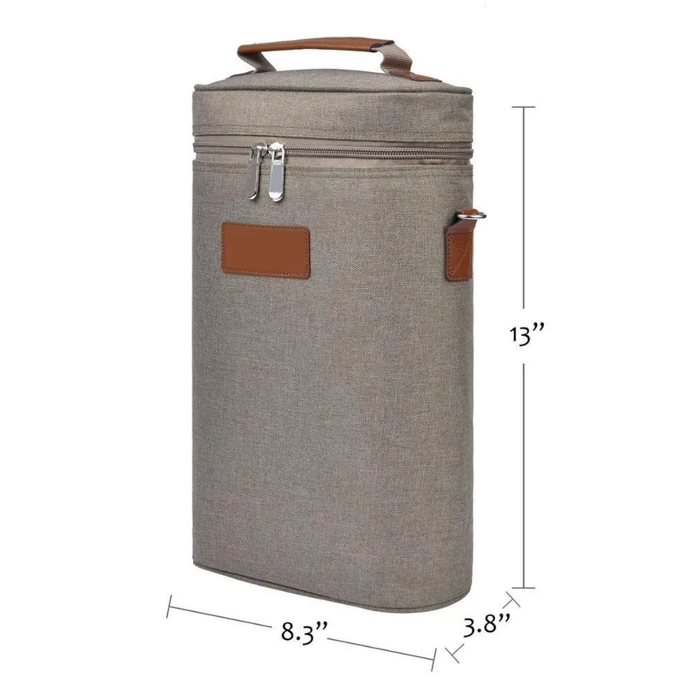 2 bottle cooler bag