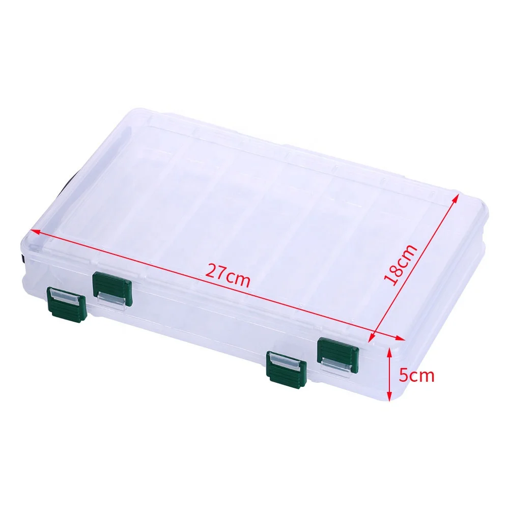 
Hard Plastic Storage Case Box Plastic Fishing Lure Hook Bait Fishing Tackle Lure Box 