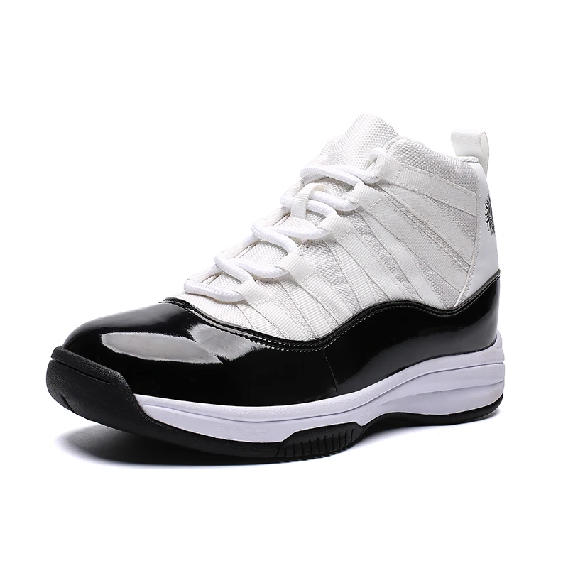 

YT Shoe High-top Sports Sneakers High Quality Microfiber PU Basketball Shoes For Men, As photo