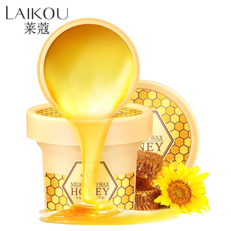 

120g milk honey nourishing peeling wax hand mask