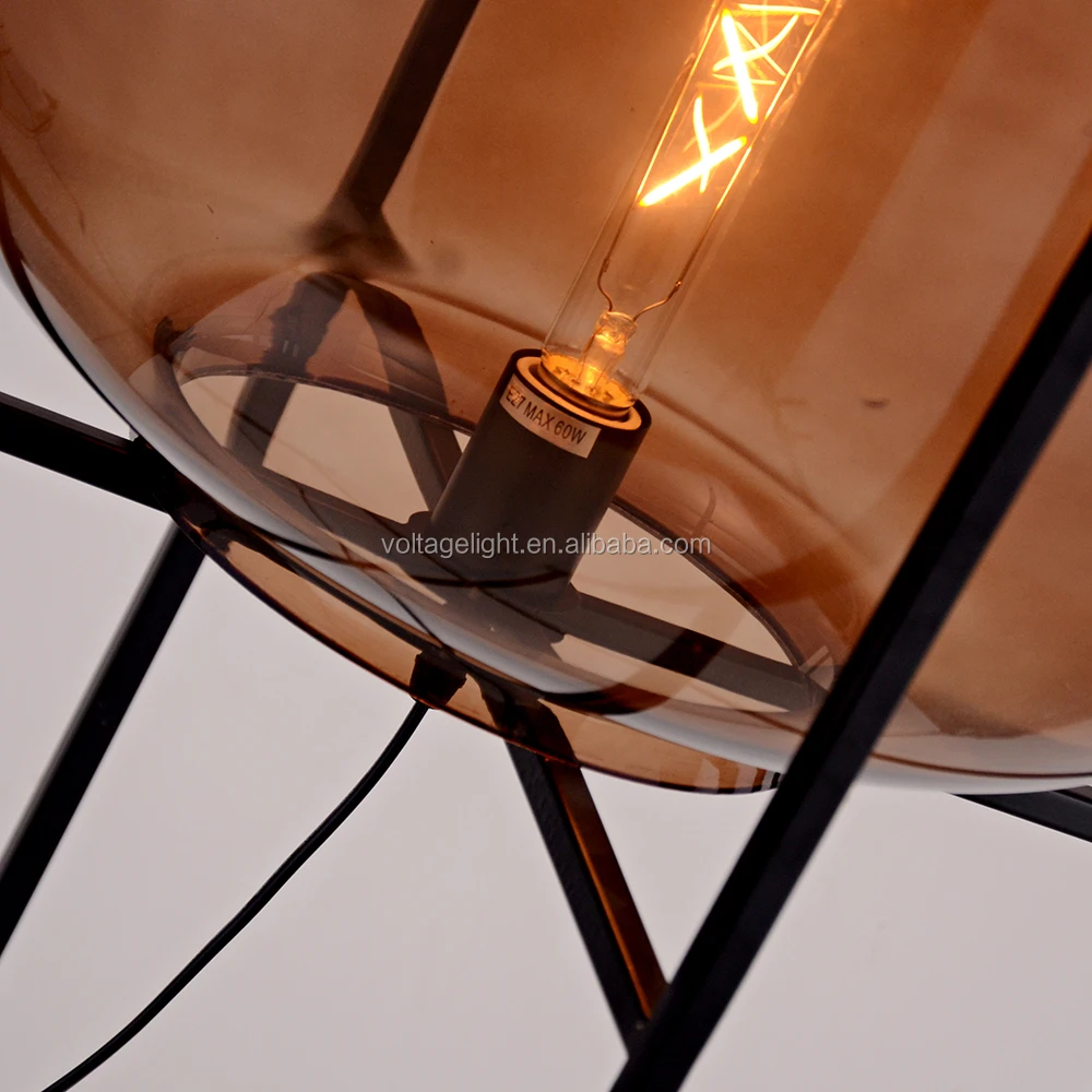 Decoratieve glas vloerlamp oda grote vloerstaande lamp unieke ...