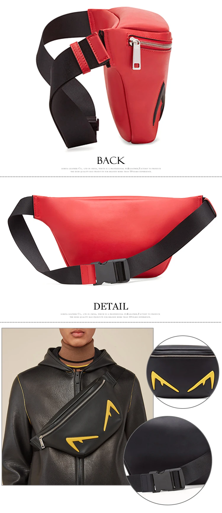 designer mens waist bag