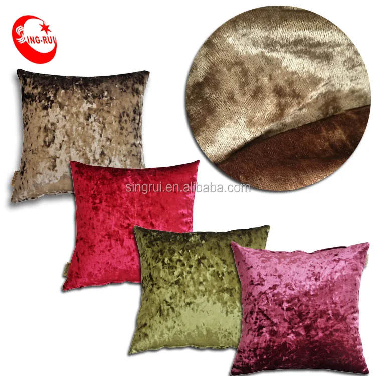 Retro And Nobel Style Upholstery Fabric Crush Silk Velvet Fabric For Sofa