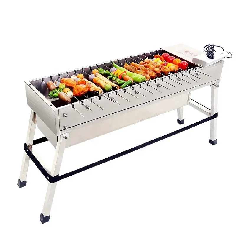 

Small Smoke Free Electric Fish Chicken BBQ Grill vegetable grill for Barbecue fish