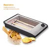 Stainless steel 4 slice flat toaster with time control