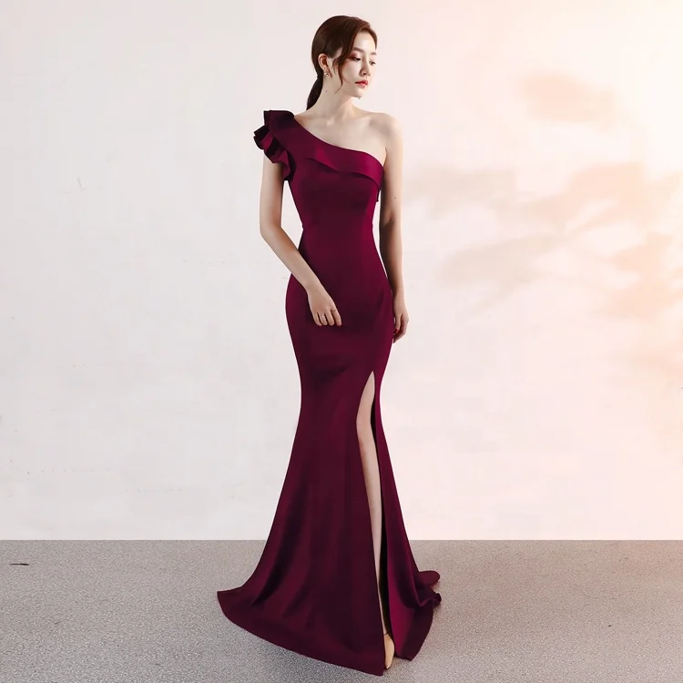 

High-end Factory Outlet 2019 New Arrivals Party Sexy Bodycon Elegant Maxi Prom Gown Women Evening Dress