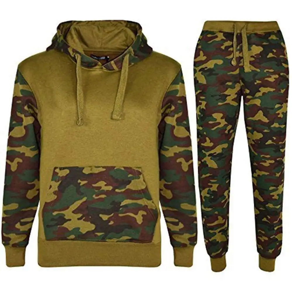 camo hoodie and joggers set