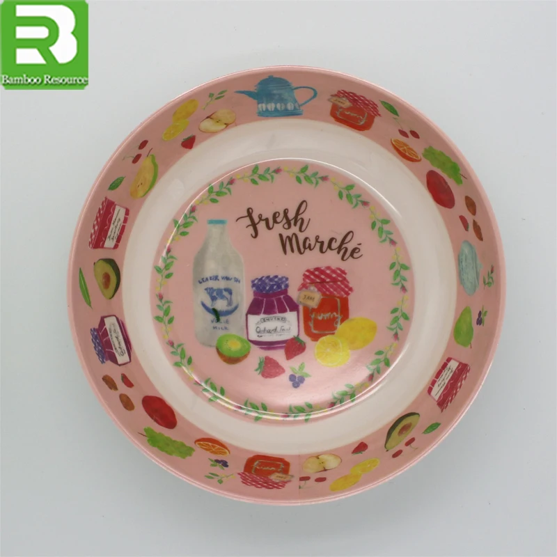 
Disposable printed take away paper salad bowl 