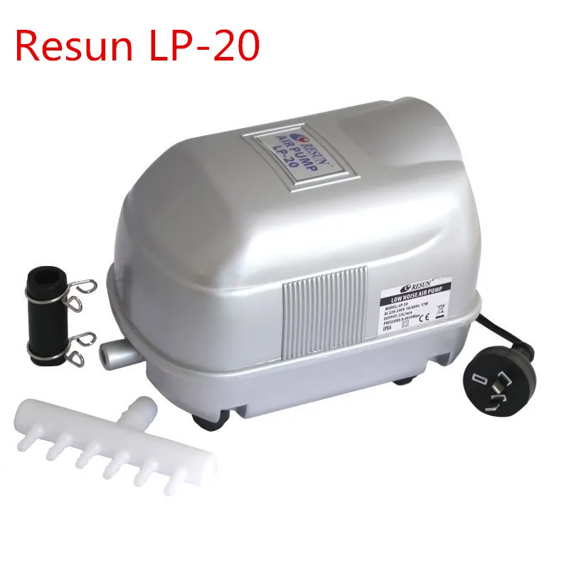 17W 22L/min Resun LP-20 Low Noise Air Pump for Aquarium Fish Septic Tank Hydroponics Pond Oxygen Aerator