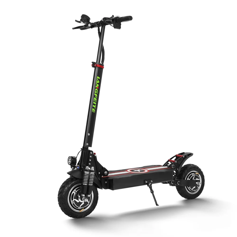 

LANGFEITE dual motor electric scooter with KC, Black for dual motor electric scooter