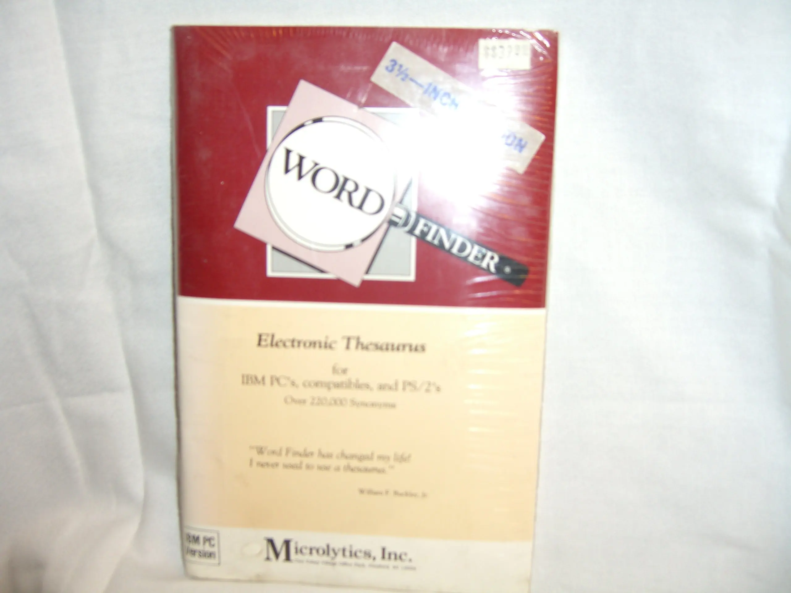 Word Finder Electronic Thesaurus