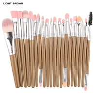 

Professional Cosmetic Brushes 20pcs Pink Synthetic Hair Foundation Eyelash Blending Makeup Brushes Set