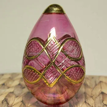 Easter Eggs Glass Egyptian Easter Eggs With 14k Gold Decoration