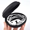 Custom fashion simple hard shell portable EVA earphone carrying case