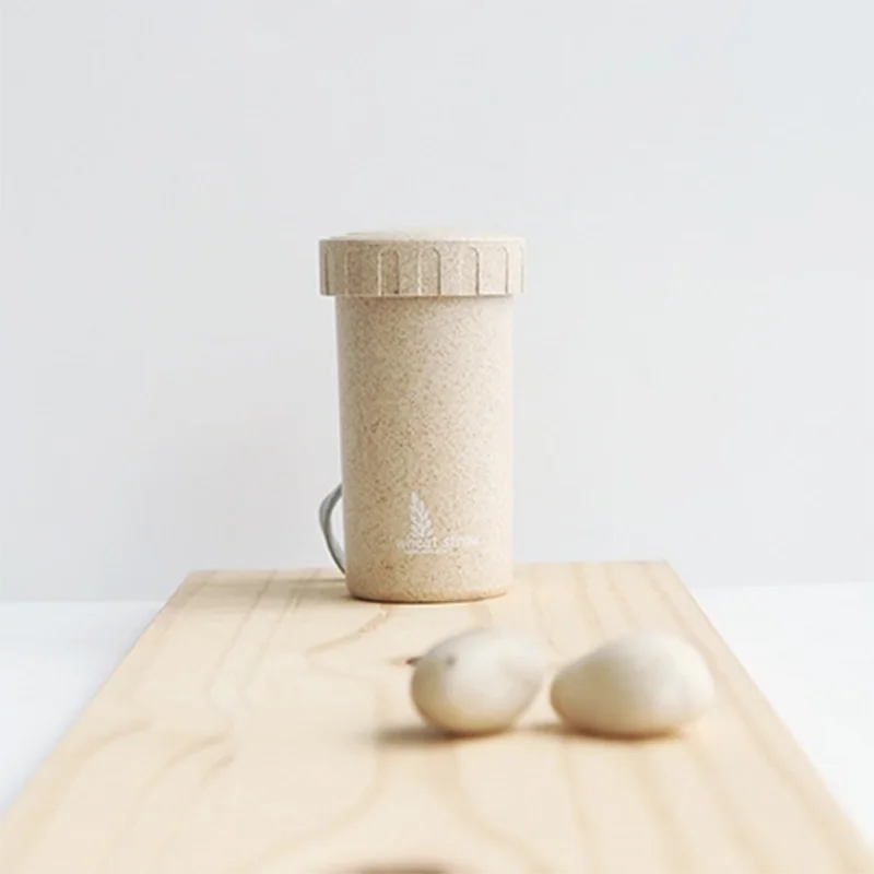 Portable Custom Logo Flip Straw Water Bottle, 300ML Water Bottle With Straw, Plastic Bottle With Straw