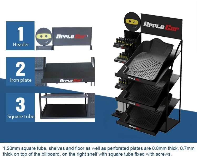 Auto Repair Shop Lube Oil Display Rack Shelf Retail Shop Commercial