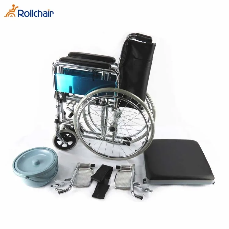 Aluminium Lightweight Folding Commode Chair Folding Toilet Chair