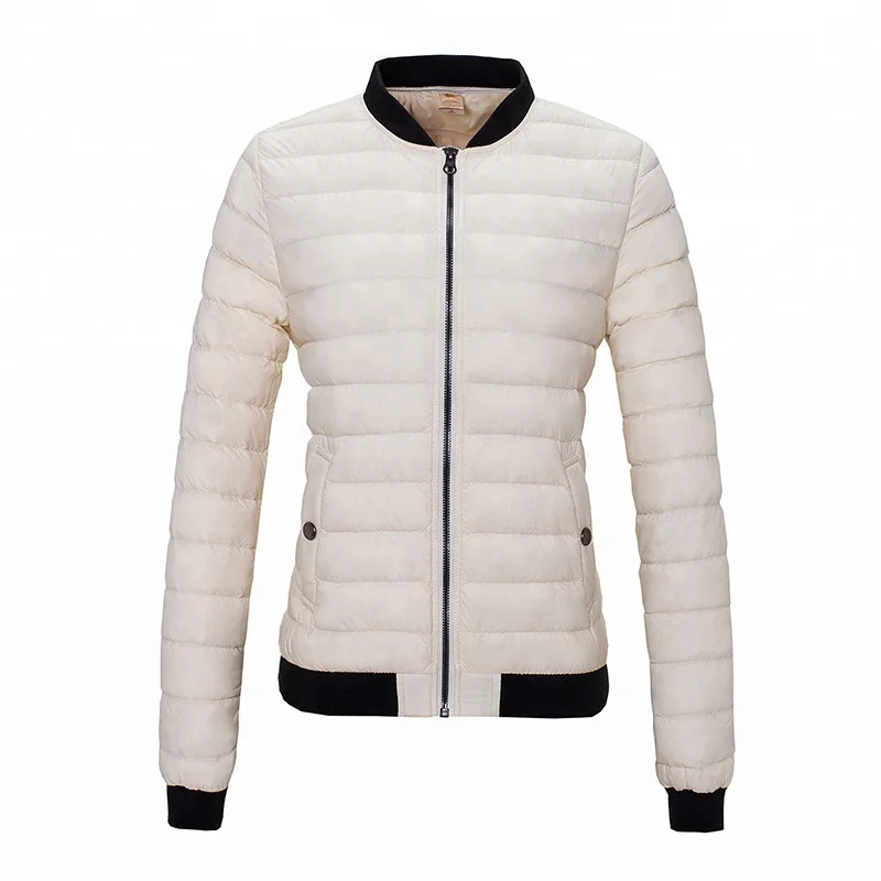 

Winter fashion outdoor packable leisure women's baseball down jacket, Colorful